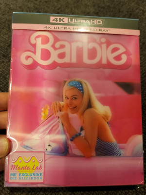 BARBIE Manta Lab 4K Ultra HD Blu-ray Steelbook DOUBLE LENTICULAR FULL SLIP A NEW