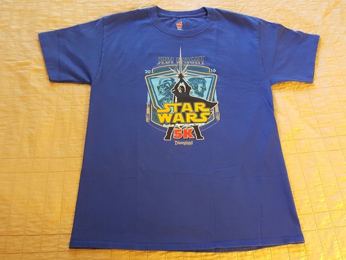 Star Wars T Shirt Medium 5K 2016 EUC Vader Jedi Knight Skywalker Disney INV356 - Picture 2 of 8