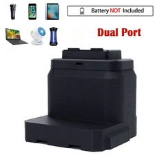 Battery Adapter For Ryobi 18V Battery USB Type-C For Power Phone Charge