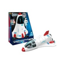Astro Venture Space Shuttle Toy Plastic Spaceship for Kids with Lights and Sound
