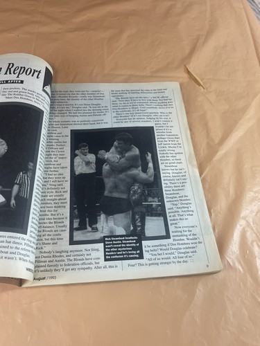 Wrestle America magazine August 1993 Sting Big Van VADER Chris Benoit ICE MK22 - Picture 16 of 24