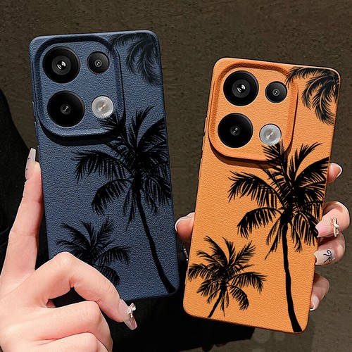 For Xiaomi Redmi Note 14 13 12 11 Pro 13T Tree Leather Texture Soft Case Cover - Picture 2 of 13