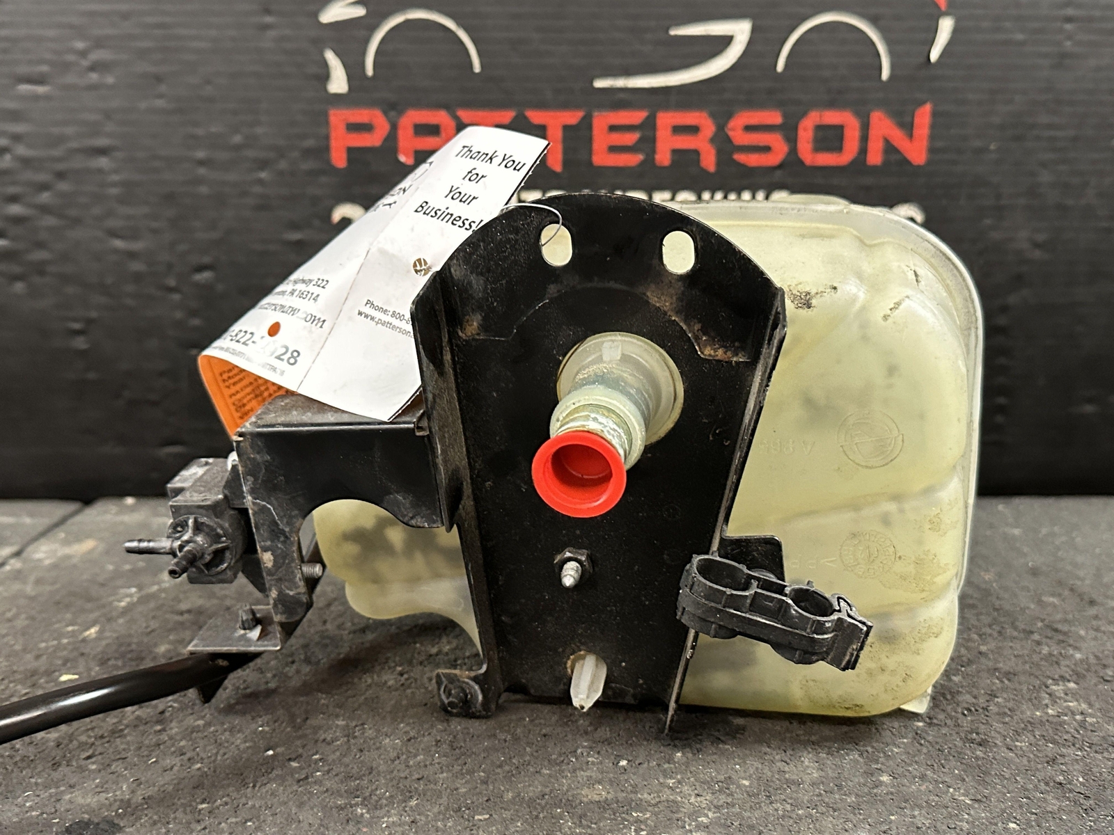 02-06 MASERATI SPYDER RADIATOR COOLANT OVER FLOW BOTTLE RESERVIOR