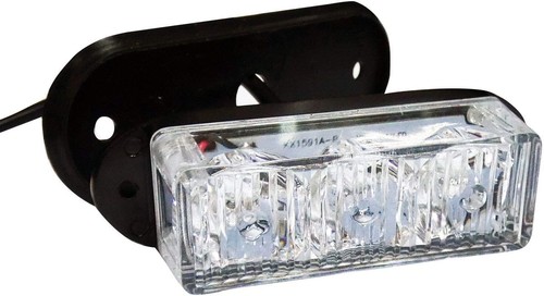Amber 3 LED Car Truck Emergency Beacon Lights Hazard Flash Strobe Bar Warning - Picture 4 of 10
