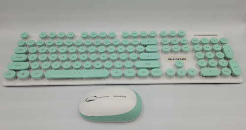 Mini 2.4G Wireless Keyboard and Mouse Combo Round Keys Computer Laptop Mac Apple - Picture 13 of 29