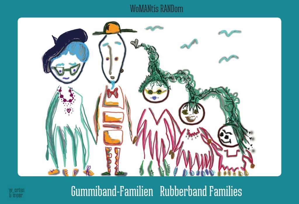 Gummiband-familien - Rubberband Families Womantís Random