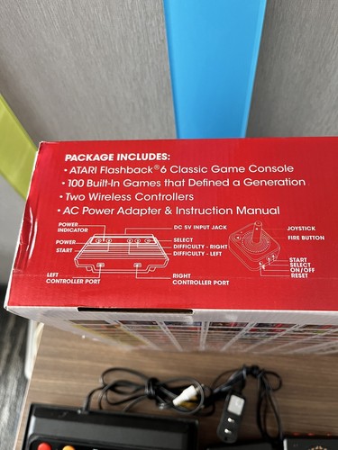Atari Flashback 6 Classic Console 100 Built In Games 2 Controllers - Picture 16 of 23