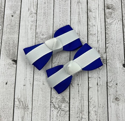 Cobalt and White School Hair Accessories - Picture 11 of 63