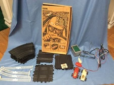 Vintage 1963 Eldon Road Race Set Indianapolis Race Car Set Complete Japan