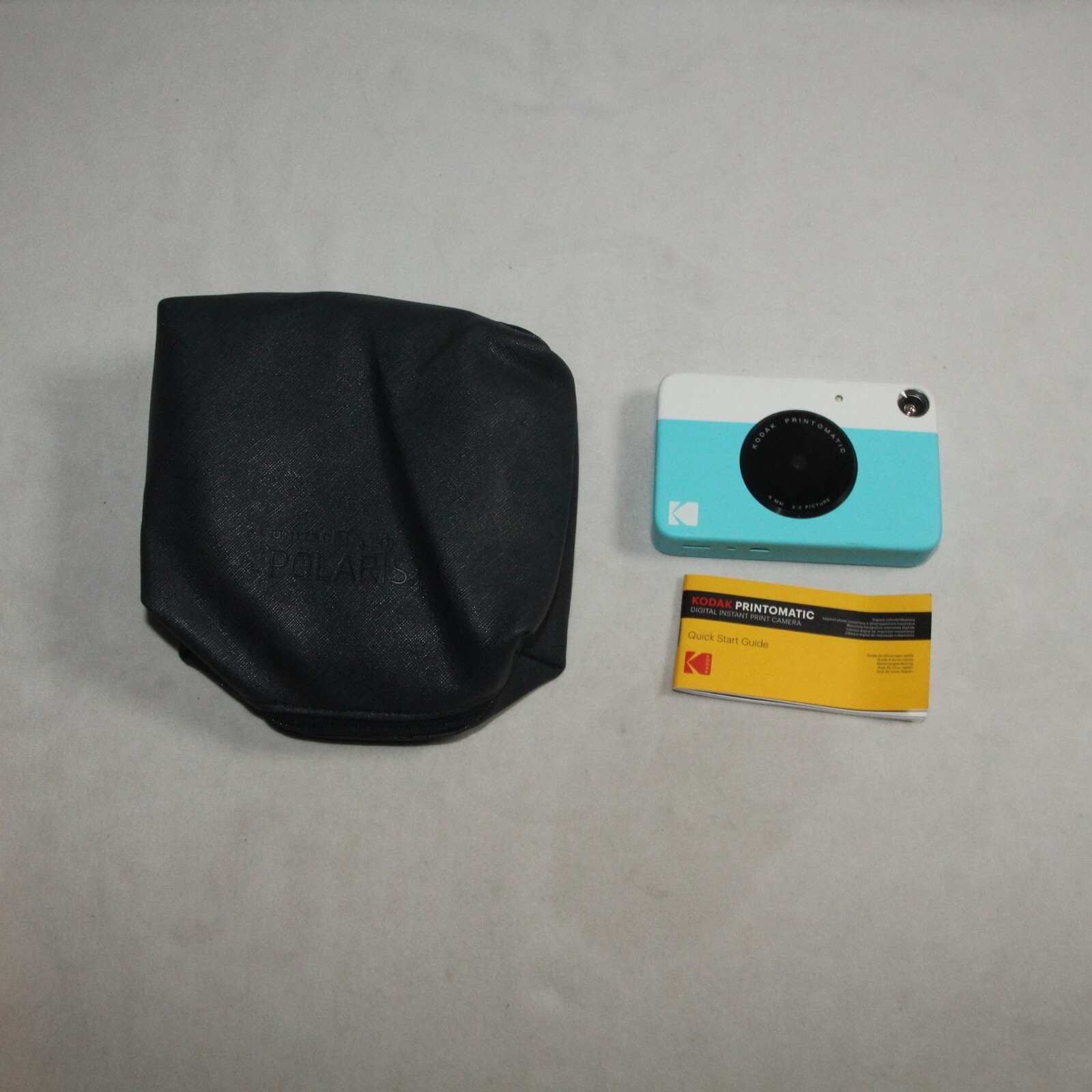 Kodak Printomatic Digital Instant Print Camera With Polaris Case & Guide