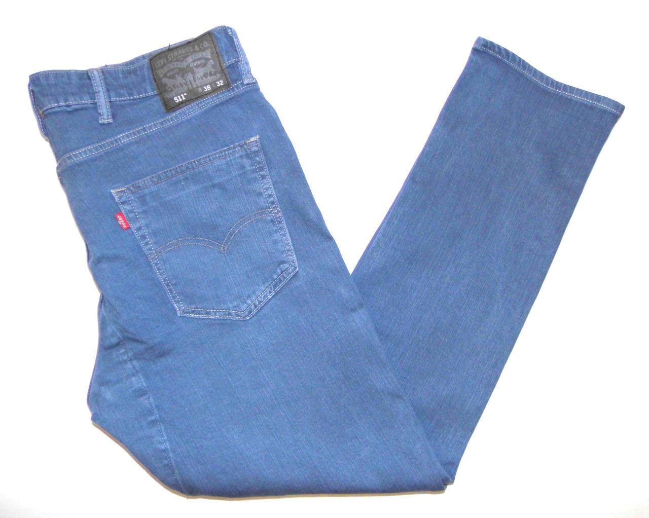 *Levi's* Mens 511 Commuter Slim Fit Jeans 38"W X 30"L… Gem