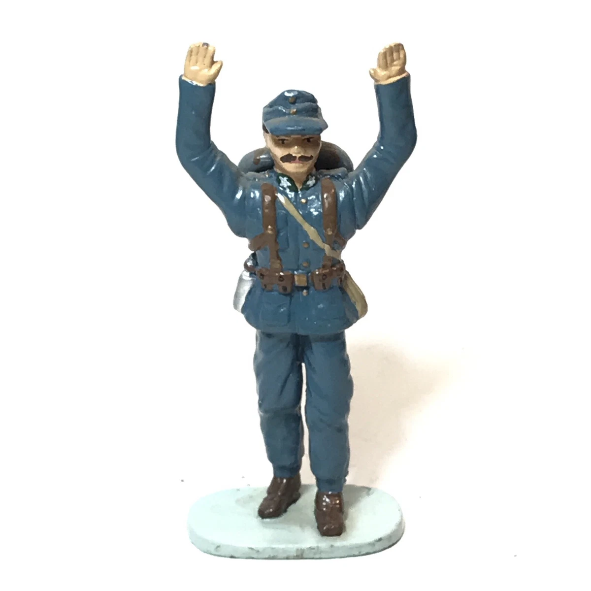 6 Soldats De Plomb CBG Mignot / Hachette - Infanterie Guerre 14-18 - Occasion