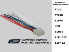 Wire Harness For Kicker Bass Station PT10 PT250 11PT8 HS8 11HS8 11PHD12 11PH12