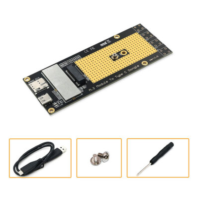 M.2(M.2) 3G/4G/5G Module to Type C /USB 3.0 Adapter with NANO SIM card Slot