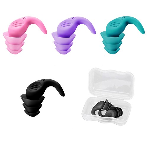 Ultra Soft Silicone Ear Plug Noise Reduction Flexible Reusable Study Sleep Plugs - Picture 9 of 17