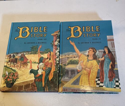 The Bible Story Hardcover Lot Antique - Picture 3 of 5