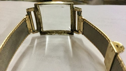 Vtg Bulova Art Deco 17j Men's Watch w/ Forstner Komfit 1/120 12kt GF Band - Picture 8 of 12