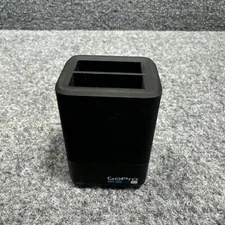 Go Pro Dual Battery Holder charges 1 or 2 Hero 5 batteries at the same time