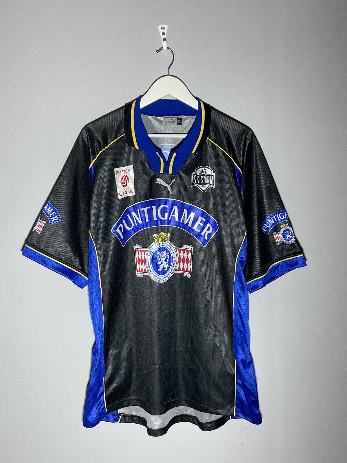 Sturm Graz Puma Vintage 1998/99 Away 2 Football Shirt Soccer Jersey