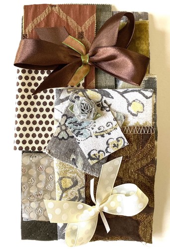 Junk Journal Scrapbooking Stoffset, Stoffmuster, Schleifen 20 Artikel #FC24 - Bild 2 von 6