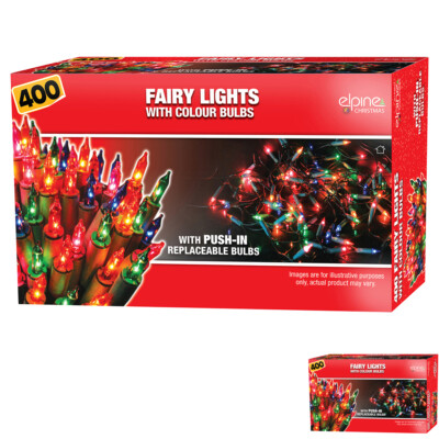 400 WEIHNACHTS LED BUNTE FEENLICHTER HELL WEIHNACHTEN BAUM INNEN AUSSEN DEKOR
