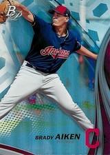 2017 Bowman Platinum Top Prospects #TPBA Brady Aiken INDIANS