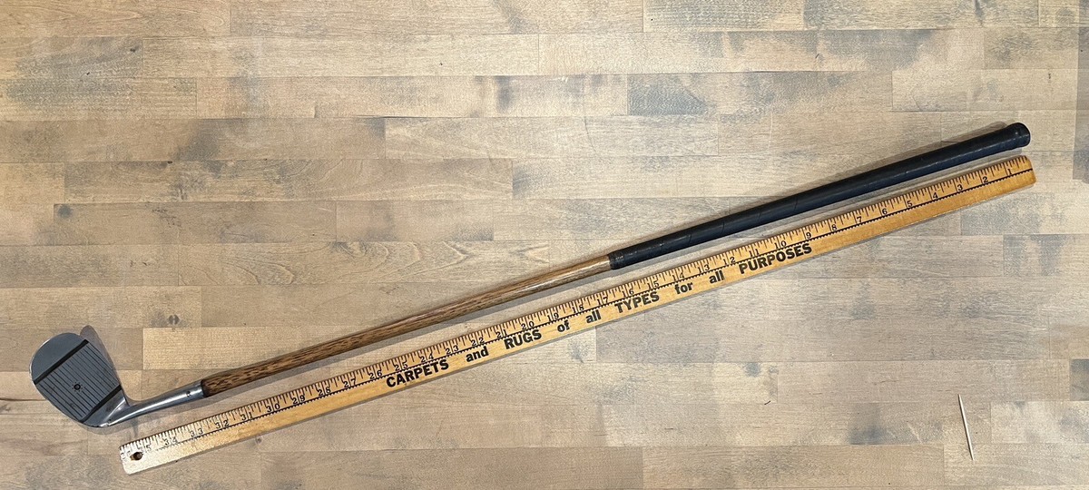Spalding Kro-Flite Sweet Spot 19 Iron Hickory Shaft 1927 Patent RH