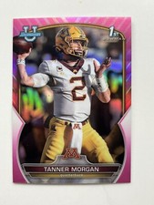 2022 1st Bowman University Chrome Pink Refractor #11 Tanner Morgan Minnesota