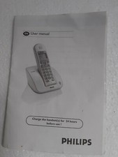 PHILIPS CD130 Trio Digital Cordless PHONE 36 Page USER MANUAL 
