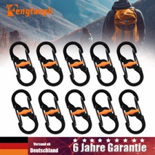 S Karabiner Edelstahl Micro Lock Mini Karabin...
