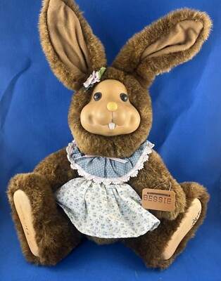 Rare Signed Robert Raikes BESSIE Plush Bunny LTD ED 231/750 RARE!