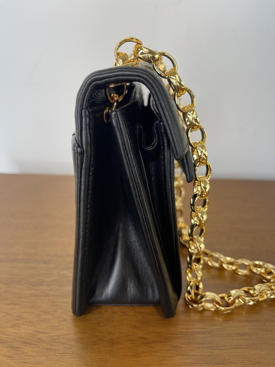 Auth CHANEL CLASSIC 24K BIJOUX CHAIN VINTAGE CROSSBODY MINI Auth CHANEL CLASSIC 24K BIJOUX CHAIN VINTAGE CROSSBODY MINI