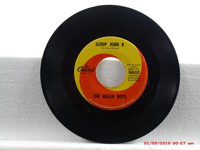 THE BEACH BOYS -(45)- SLOOP JOHN B / YOU'RE SO GOOD TO ME - CAPITOL 5602  - 1966