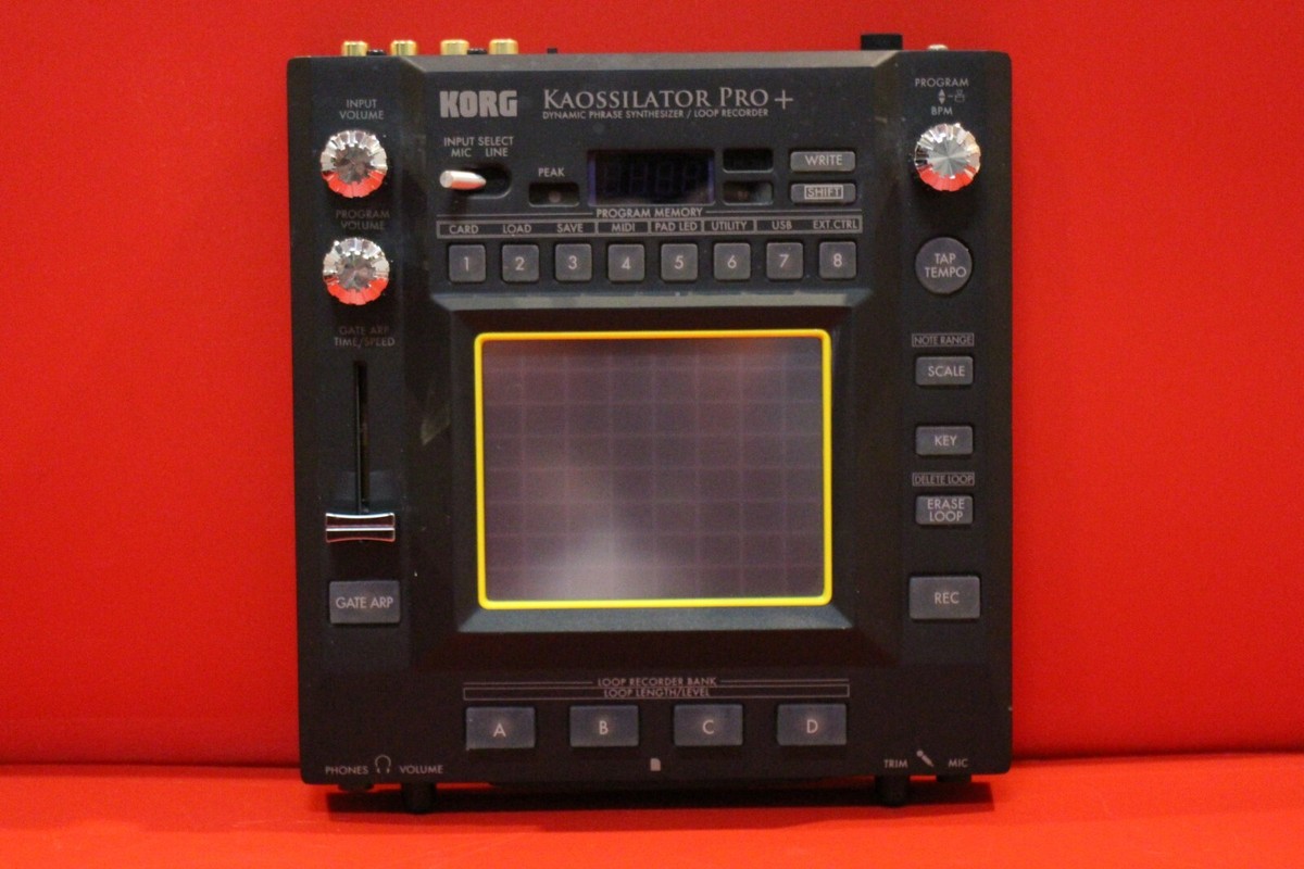 USED KORG Kaossilator Pro KO-1 Pro Plus Synthesizer Loop Sequencer