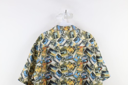 Vtg Jimmy Buffett Margaritaville Mens XL All Over Print Hawaiian Button Shirt - Picture 8 of 9