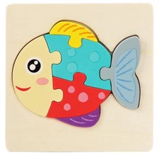 5 Pack Wooden Puzzle For Toddler