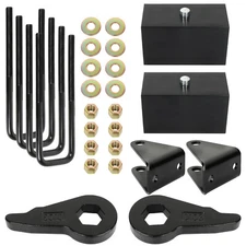 3" Front 3" Rear Leveling Lift Kit For 2001-2010 Silverado Sierra 2500HD 3500HD
