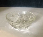 Vintage Anchor Hocking Glass Dessert/Cereal Bowl (Star of David Pattern) 5"