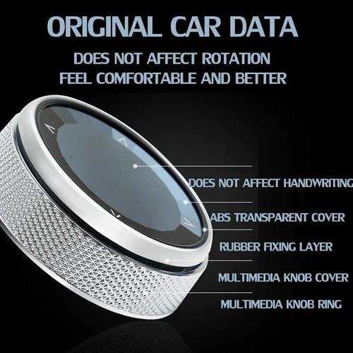 1X Auto Kristall Multimedia Knopf Knopf Abdeckung Blende für BMW F25 F30 F11 F20 iDrive - Bild 8 von 12