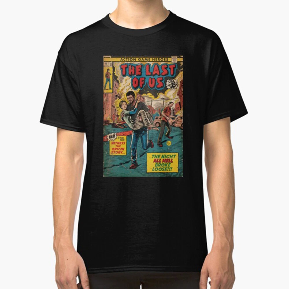 Ellie's Tattoo T Shirt TLOU Video Game Joel Firefly Look For the