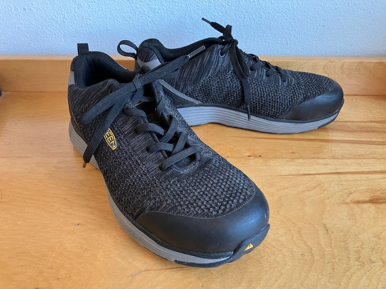 Sneakers Keen Uomo Utility Lansing Basse F2413 18 Nero Punta Acciaio Taglia 9 5 D