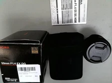 【Near Mint】Sigma 50mm f/1.4 EX DG HSM Autofocus Lens for Sony A-Mount