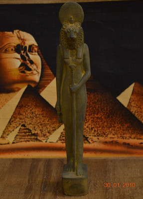 Egyptian Artifact Figurine Ancient Rare Goddess Sekhmet Statue Authentic BC