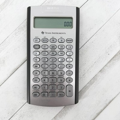 Texas Instruments BA II Plus Professional Financial Calculator BA2 Plus Tested 