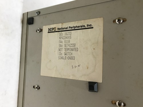 National Peripherals Inc MZF0-018 Dual Floppy Drive Enclosure Powers On READ! DW - Picture 9 of 9