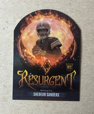 2025 Phoenix Football Resurgent Shedeur Sanders Die Cut Case Hit Rookie Card #7