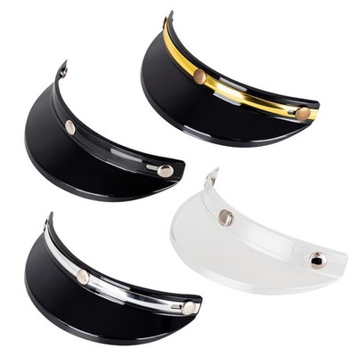 Motorradhelm-Abdeckung, Visierschutz, hochklappbarer Windschutz mit 3 Druckknöp