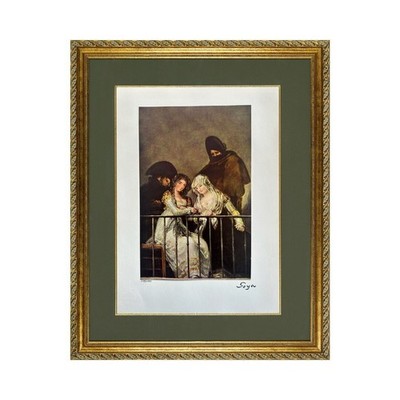 Francisco Goya Vintage Print, Majas on a Balcony, 1810-15 - Limited Edition