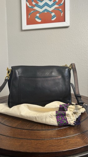TORY BURCH Kira Mixed-Material Crossbody Shoulder Bag Black - Picture 3 of 6