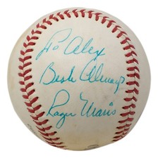 Roger Maris Cards and Autographed Memorabilia Guide 44